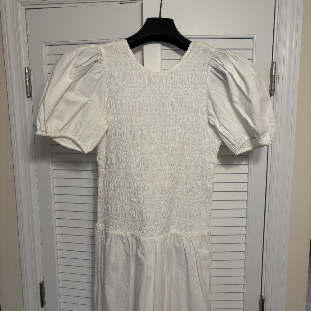 Ganni White Maxi Dress Size 42
